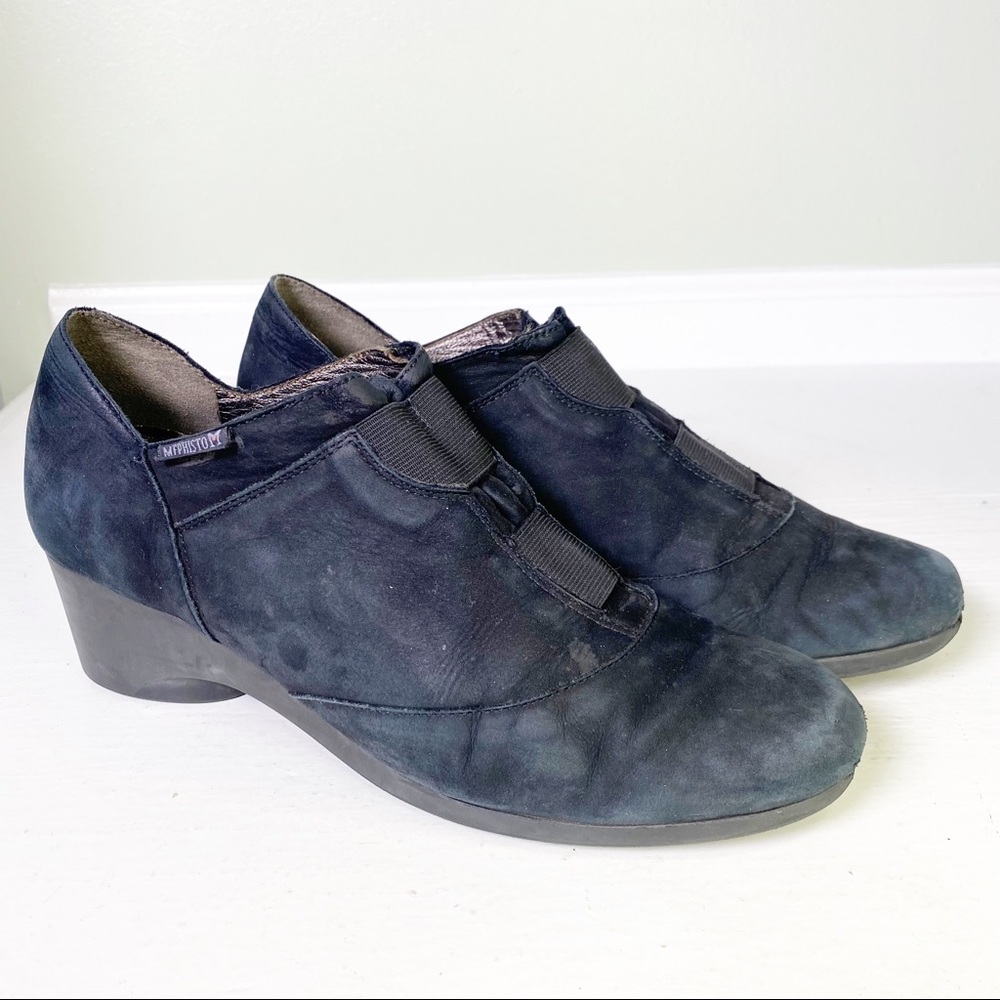 Mephisto Slip On Wedge Shoes